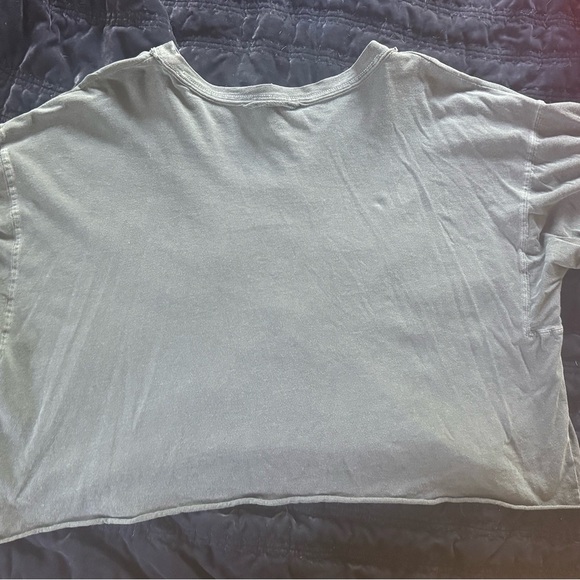 Free People Gray Short Sleeve Tee - Picture 3 of 3